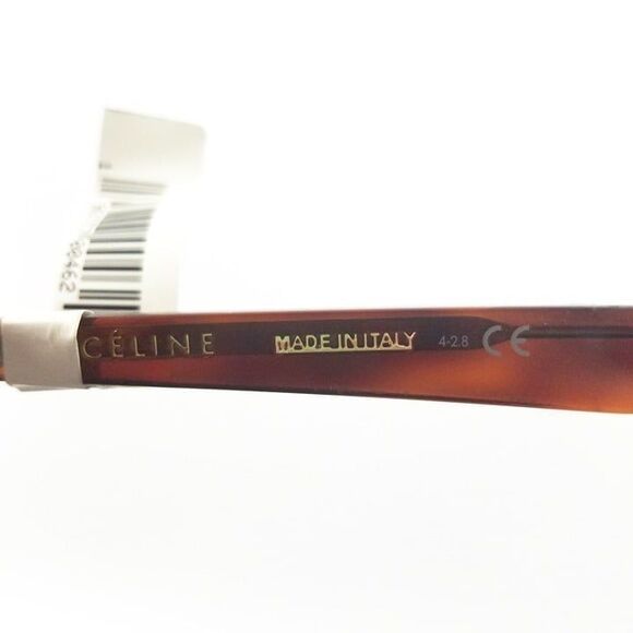 NWT CELINE Sunglasses Made In Italy Designer Sunglasses Brown - Picture 4 of 8